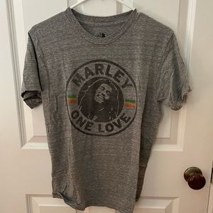 Grey Bob Marley tee